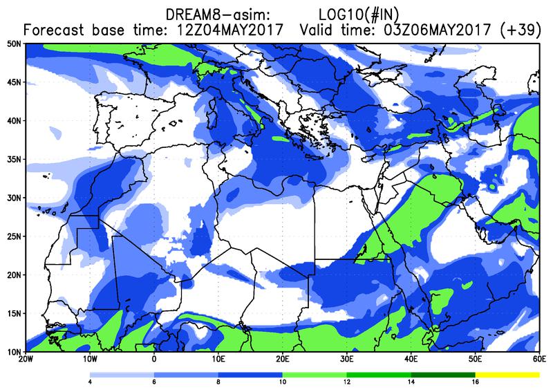 Ice nuclei load at  T27