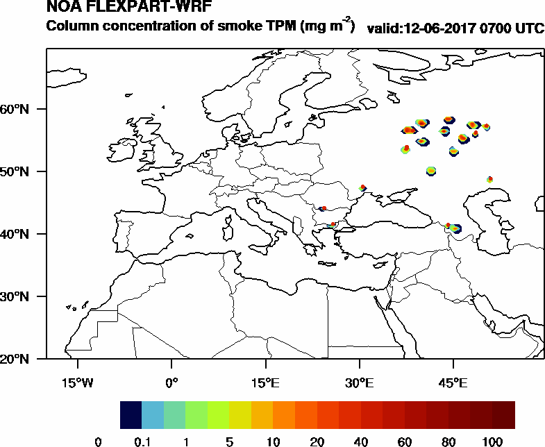 Column concentration of smoke TPM - 2017-06-12 07:00