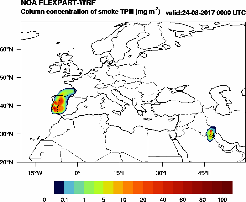 Column concentration of smoke TPM - 2017-08-24 00:00