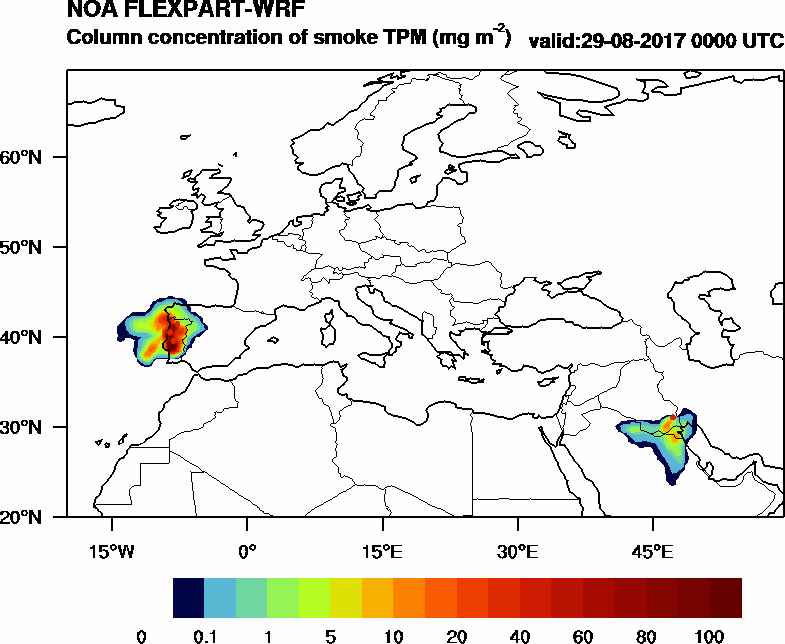 Column concentration of smoke TPM - 2017-08-29 00:00