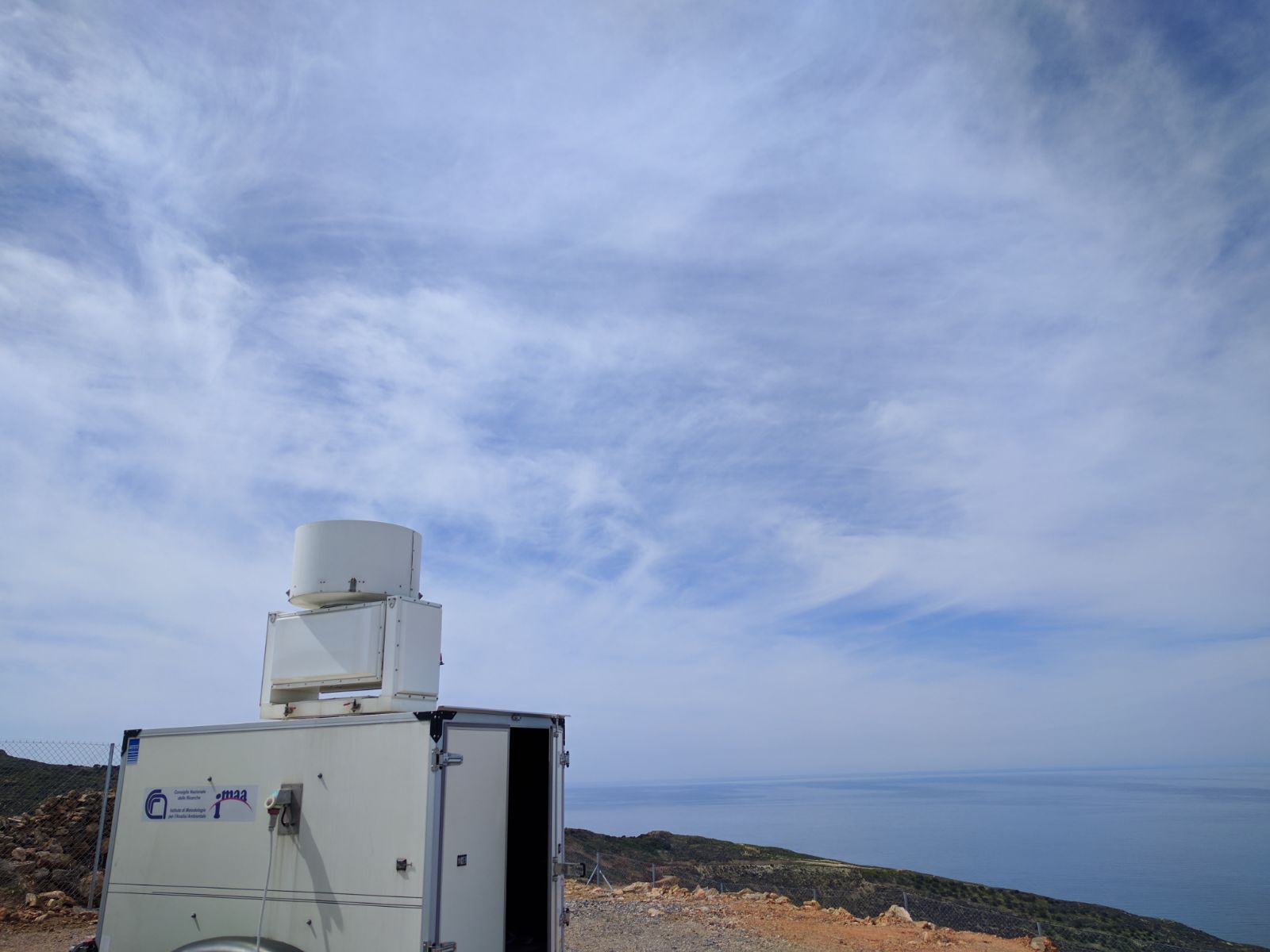 Cirrus clouds observation at Finokalia site.